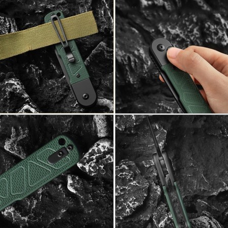 Нож Ganzo G767PT-GB зеленый