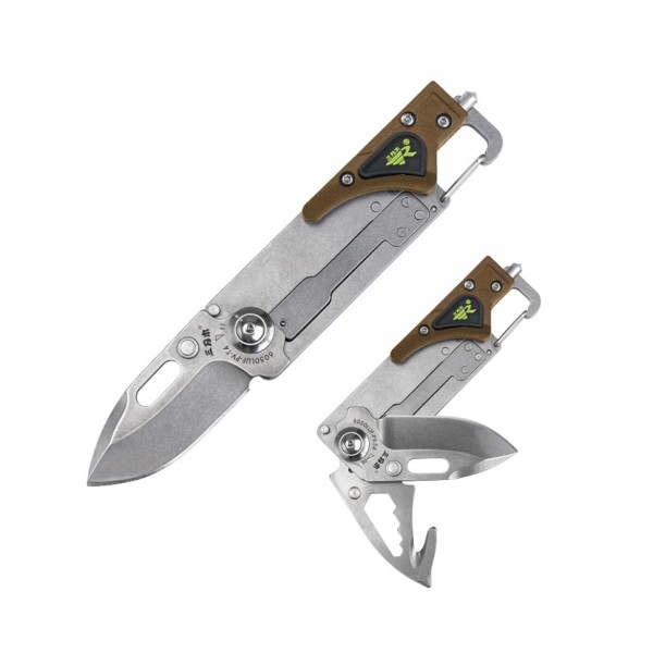 Многофункциональный нож Sanrenmu 6050LUF-PV-T4 коричневый