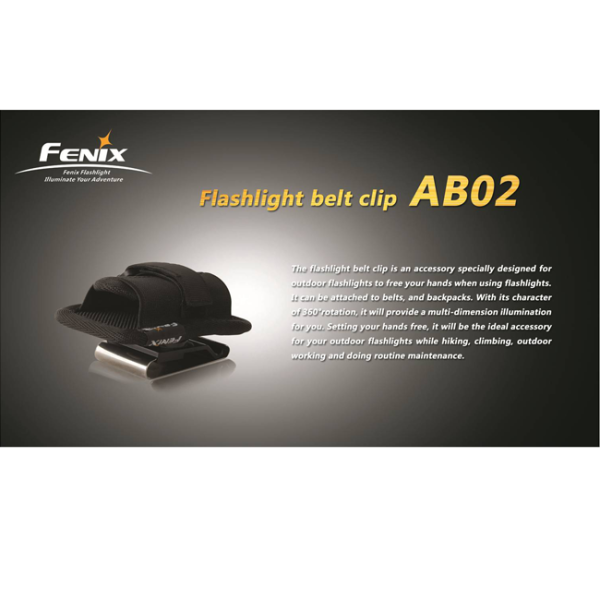 Уцененный товар Клипса для фонарей Fenix AB02(Вскрытый блистер. Витрин. образец)