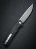 Складной нож SENCUT Scitus D2 Steel Gray Stonewashed Handle G10 Black