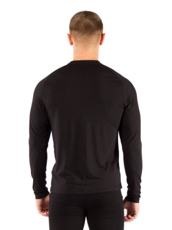 Футболка  мужская Atar/ дл. рукав/ шерсть 160/ черный