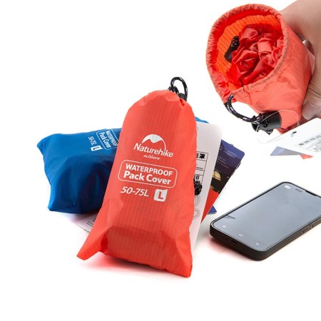 Чехол на рюкзак Naturehike NH15Y001-Z водонепроницаемый оранжевый 50-75 L, 6927595707647