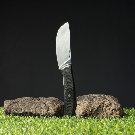 Нож с фиксированным лезвием Vostron Sever сталь VG10 с черными ножнами из кайдекса VSSV10-K