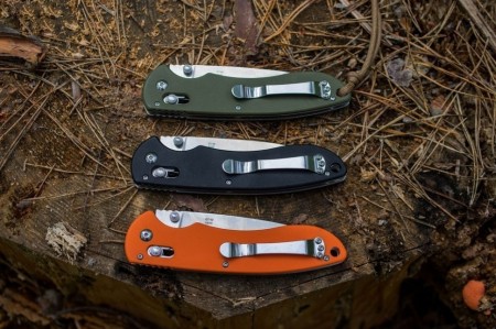 Нож складной Ganzo G740-BK черный (Витрин. образец.)