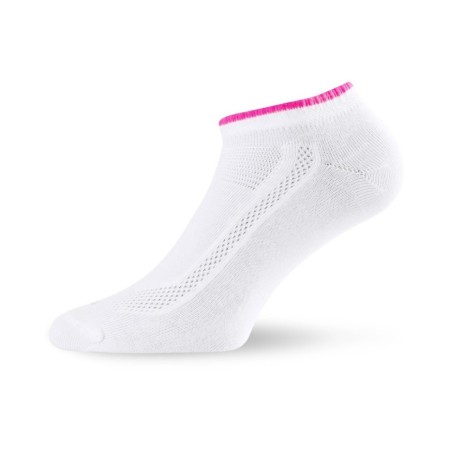 Носки Lasting ARA 2 пары 003, cotton+nylon, белый с розовой полоской
