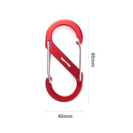 Карабин многофункциональный Naturehike NH20GS004 S-Type 9 см, 1шт