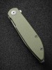 Складной нож SENCUT Bocll II D2 Steel Gray Stonewashed Handle G10 OD Green