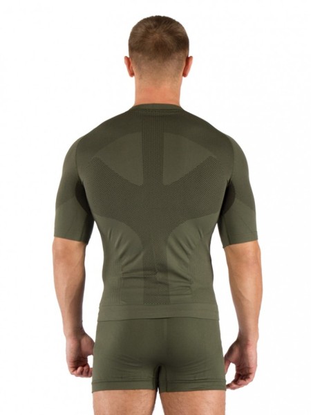 Футболка мужская Abel/ кор. рукав/ синтетика/ зеленый