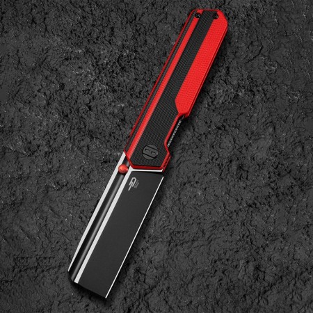 Нож Bestech Tardis сталь D2, рукоять G10 черно-красная