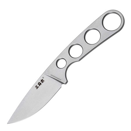 Нож с фиксированным лезвием Sanrenmu S601-SF серебристый