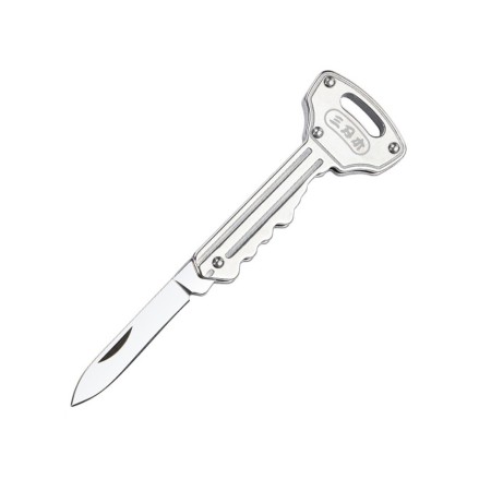 Нож-брелок складной Sanrenmu 4113SUX-SB серый