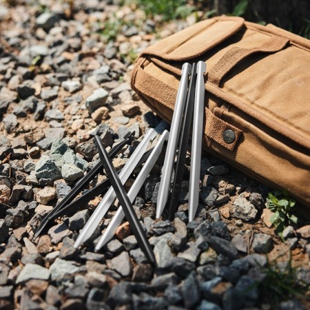 Колышки Naturehike CNK2300ZP016 алюминиевый Vобразный (8 шт.) серебряный, 6976023925030