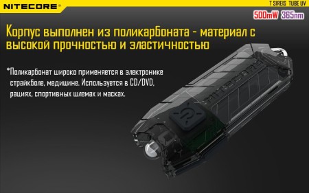 Уцененный товар Фонарь Nitecore Tube UV(Новый. Блистер вскрыт)
