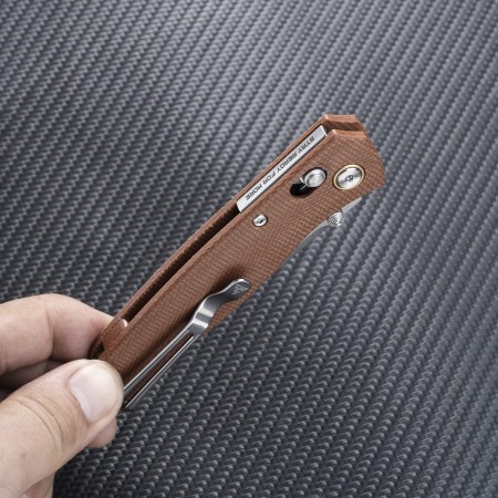 Нож складной SRM Medal 255L-MN коричневый