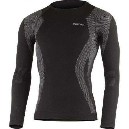 Футболка  мужская MAXI / дл. рукав/ синтетика/ черный