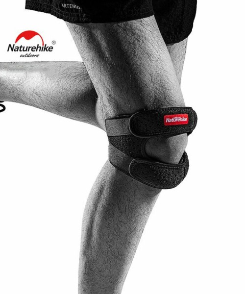 Уцененный товар Наколенник Naturehike Strap-20HJ NH20HJ009  защита сухожилия мужской черный, 6927595749173 dis (повреждена упаковка)