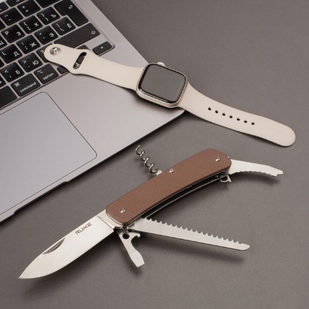 Многофункциональный нож Ruike L32-N коричневый