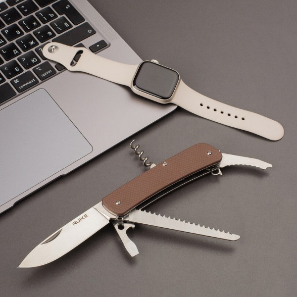 Многофункциональный нож Ruike L32-N коричневый