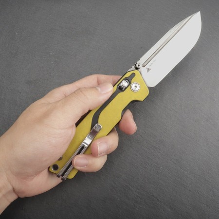 Нож складной SRM Rubik 7228L-GW желтый