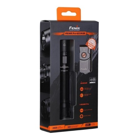 Фонарь Fenix тактический PD36R Pro + E03R V2.0