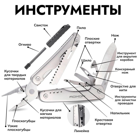 Мультитул Roxon Flash Elite S803E