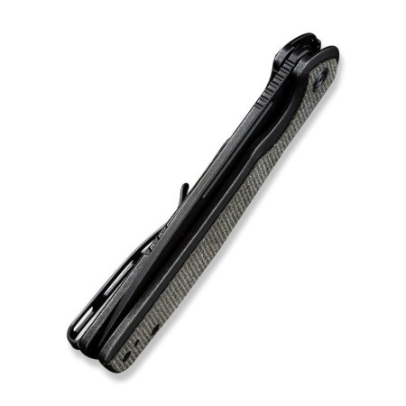 Складной нож CIVIVI Voltaict сталь C14C28N, рукоять Микарта черно-зеленая (Витрин. образец)