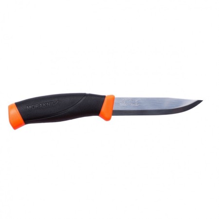 Нож Morakniv Companion F Orange, нержавеющая сталь, прорезиненная рукоять с оранжевыми накладкам, 11824 (Новый. На ножнах трещина 4см.)