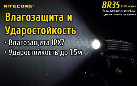 Велофара Nitecore BR35 Cree XM-L2 U2, 17189