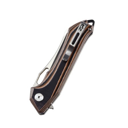 Нож Bestech Platypus сталь D2, рукоять G10 черный-оранжевый-бежевый (Поврежденная упаковка)