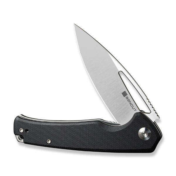 Складной нож SENCUT Mims 9Cr18MoV Steel Satin Finished Handle G10 Black