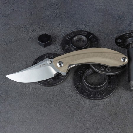 Нож складной Ruike P155-W песочный