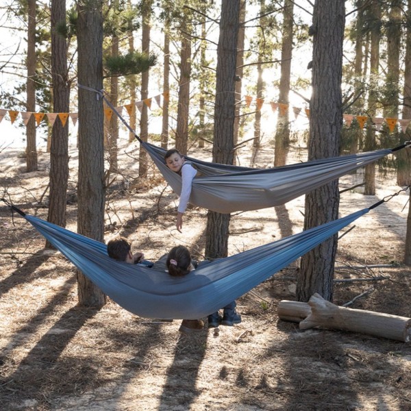 Гамак  1-местный Naturehike Ultralight NH21DC011 340T, синий, 6927595713624