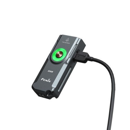 Фонарь-брелок Fenix E06R серый (Вскрытая упаковка)