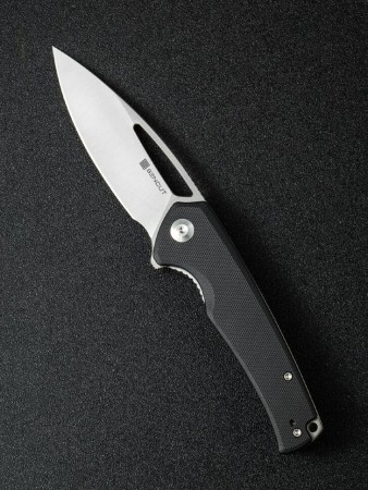 Уцененный товар Складной нож SENCUT Mims 9Cr18MoV Steel Satin Finished Handle G10 Black(Витринный образец, не родная упаковка)