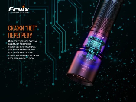 Уцененный товар Фонарь Fenix индустриальный C7 3000 люмен (Вскрытая, поврежденная упаковка. )