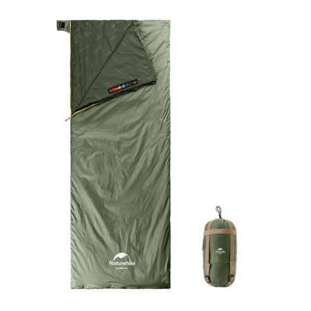 Мешок спальный Naturehike NH21MSD09 мини LW180, размер XL, зеленый