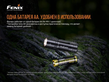 Уцененный товар Фонарь Fenix E12V20 (Вскрыт блистер)