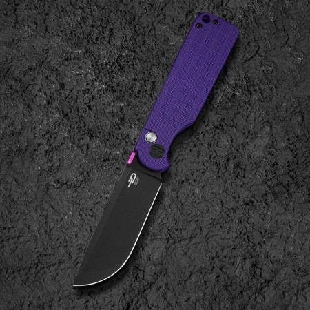 Нож Bestech Glok сталь 14C28N, рукоять G10 фиолетовая