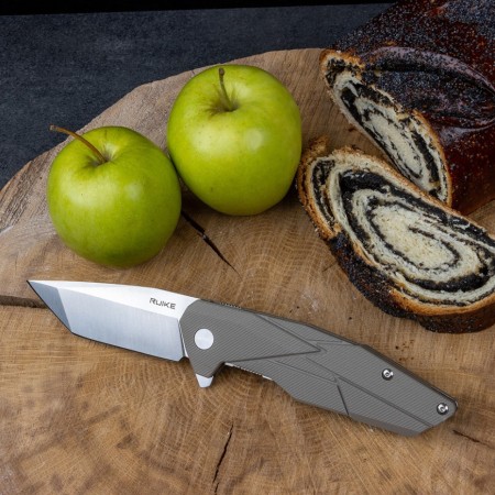 Нож складной Ruike P138-W песочный