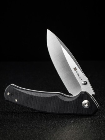 Складной нож SENCUT Slashkin D2 Steel Satin Finished Handle G10 Black