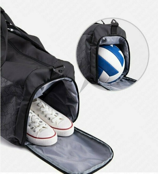 Сумка Naturehike NH19SN002 для спортзала черная L, 6927595738832