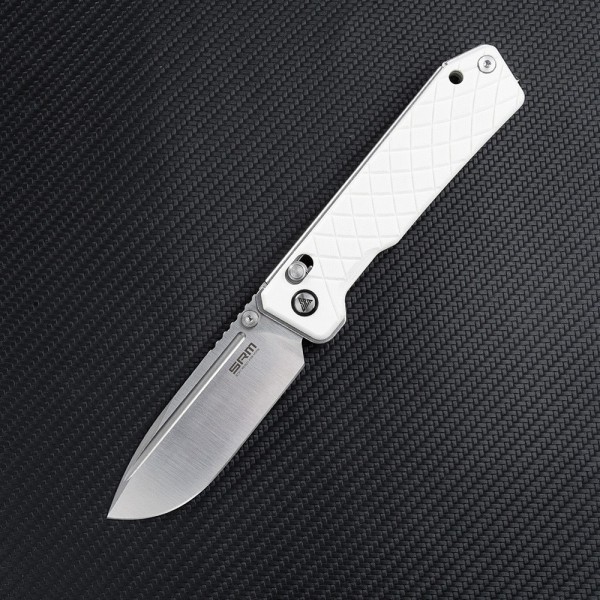 Нож складной SRM Rubik 7228B-GT2 белый (Вскрытая, поврежденная упаковка)