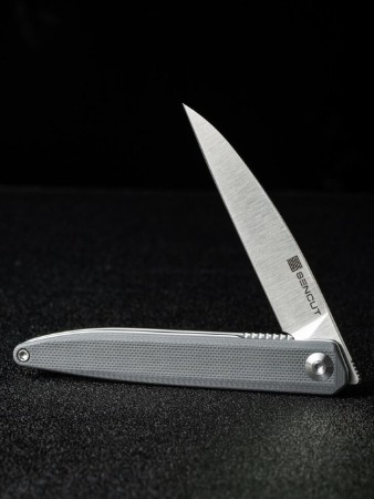 Складной нож SENCUT Jubil D2 Steel Satin Finished Handle G10 Gray