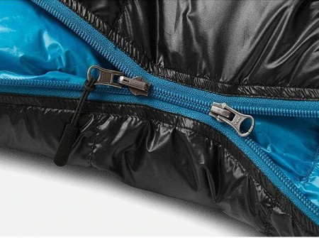 Мешок спальный  Naturehike CWZ400 NH19W400-Z с пуховым конвертом  L желтый