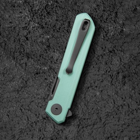 Нож Bestechman Mini Dundee сталь D2, рукоять G10 мятная