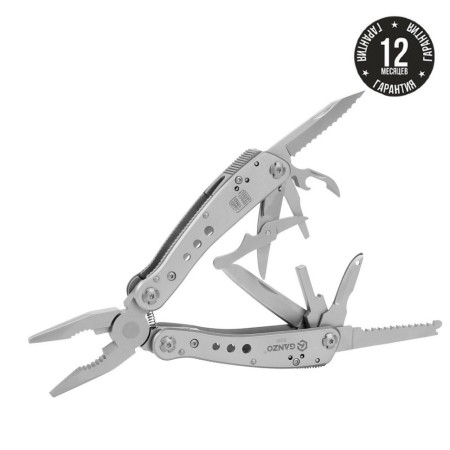 Уцененный товар Мультитул Ganzo G201 (22 в 1)(Новый. Расхождение губок)