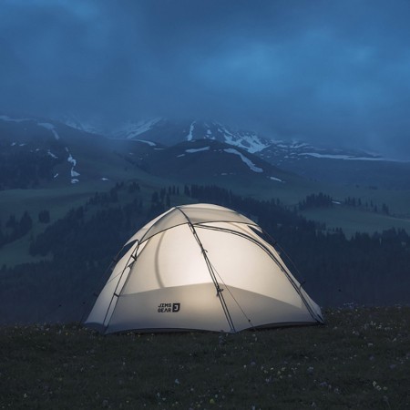 Палатка Naturehike Bealock CNK2350WS011 двухместная серая, 6976507661607