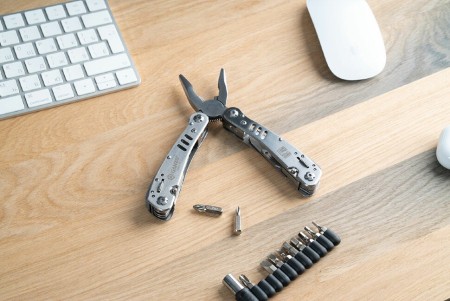 Мультитул Ganzo G301-H (21 в 1) хромированный