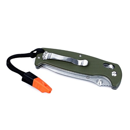 Нож Ganzo G7412-WS зеленый, G7412-GR-WS