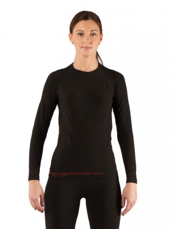 Футболка женская Atala/ дл. рукав/ синтетика/ черный